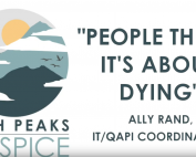 hospice is about living