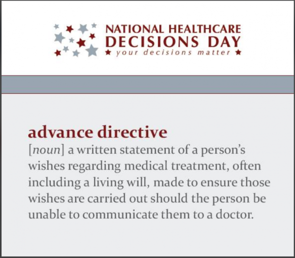 National Healthcare Decision Day High Peaks Hospice