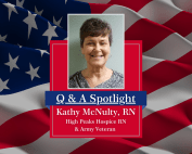 Kathy McNulty RN and Army Veteran