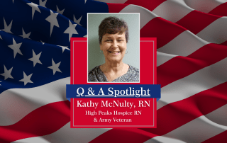 Kathy McNulty RN and Army Veteran