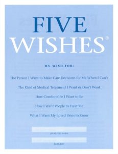 Five Wishes Advanced Directive Planning