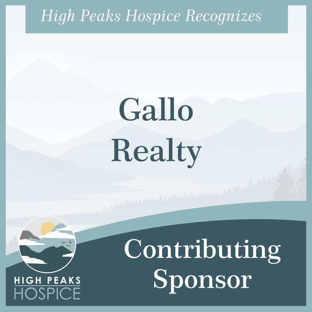 Gallo Realty High Peaks Hospice Contributing Sponsor