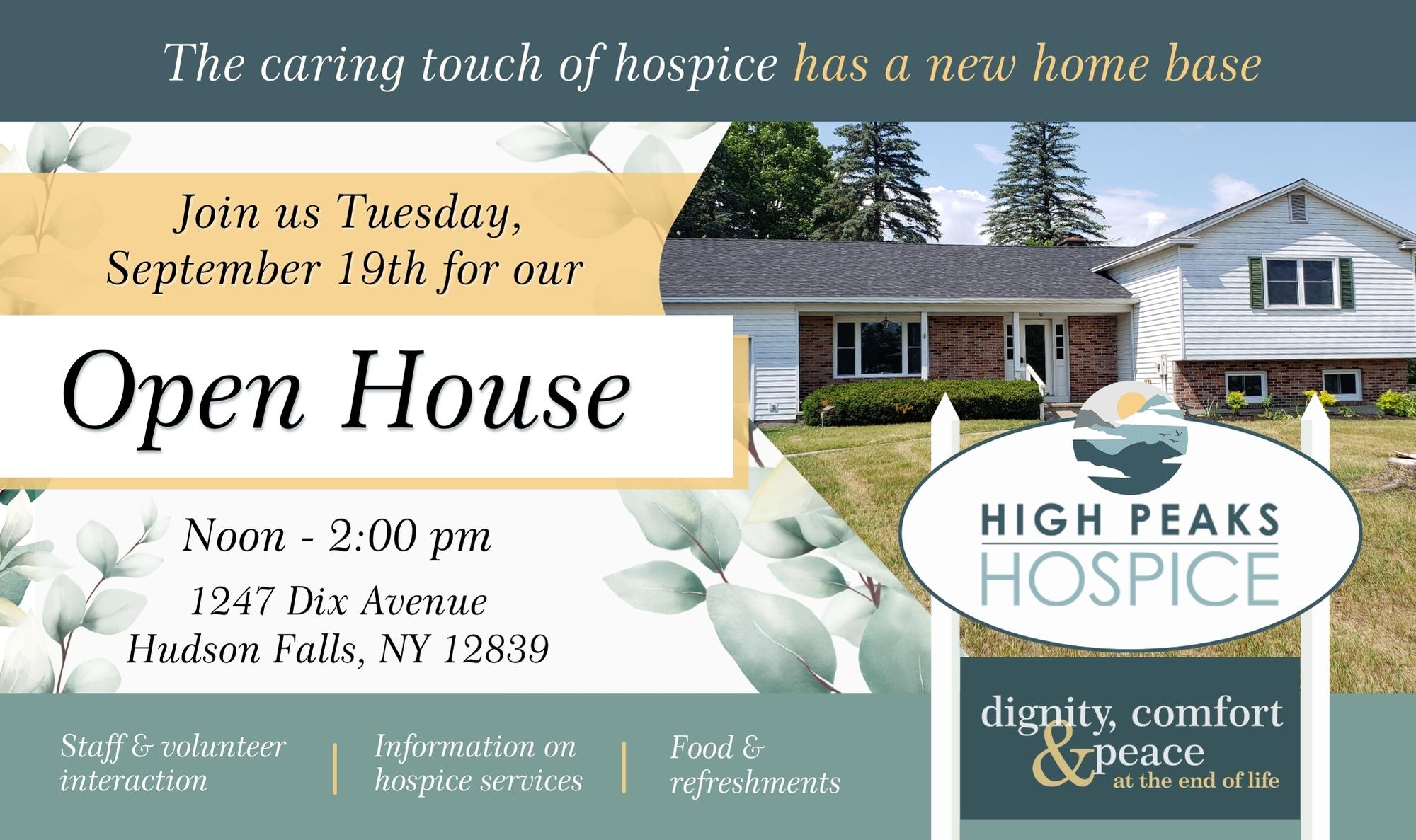 High Peaks Hospice Open House